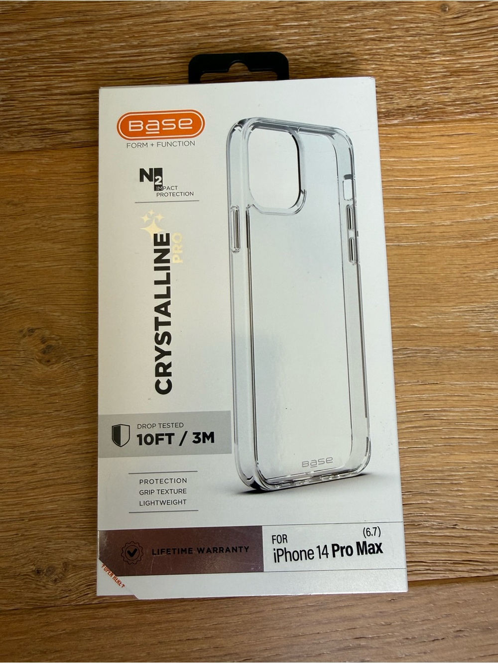 New Crystalline Pro clear phone case designed for iPhone 14 Pro Max